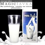 Стакан для исчезновения молока прозрачный Milk Cup нераборный