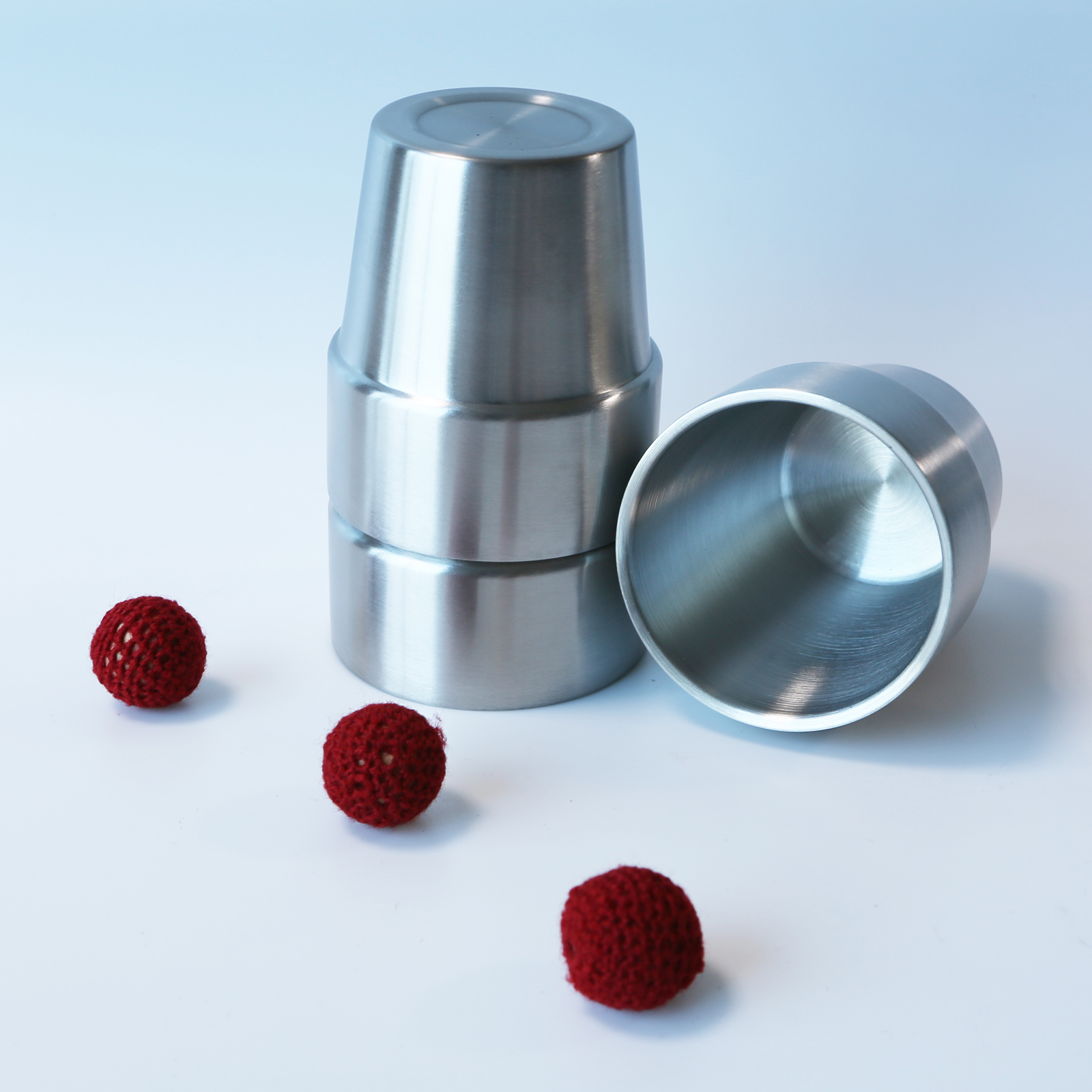 Copper Magic Cups and Balls1 Профессиональные стаканчики и шарики