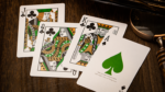 Карты NOC V2 Luxury (Green) by Riffle Shuffle x The House of Playing Cards — изображение 3