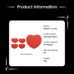 Фокус с поролоновыми сердцами Magic Class Sponge Heart DP22