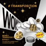 Фокус с перемещением монет Magic Collection Money Transposition DP49