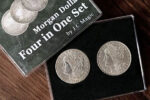 Четыре монеты в одну (монета и три шелла) Four in One Morgan Dollar Set by J.C Magic