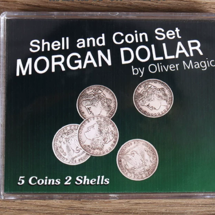 Монетный сет Morgan Dollar Shell and Coin Set