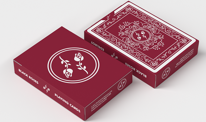 Black Roses Edelrot Playing Cards (Fully Marked)