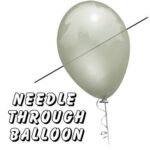 Набор Игла и 10 шариков Needle thru balloon Professional