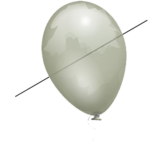 Набор Игла и 10 шариков Needle thru balloon Professional