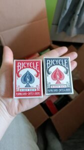 Маленькие карты Mini Rider Back Playing Cards by Bicycle